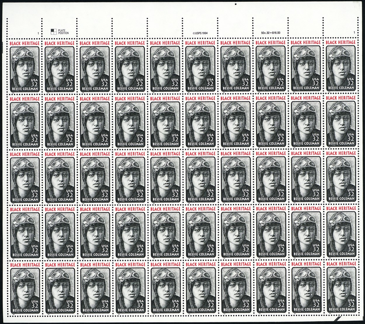bessie coleman stamp
