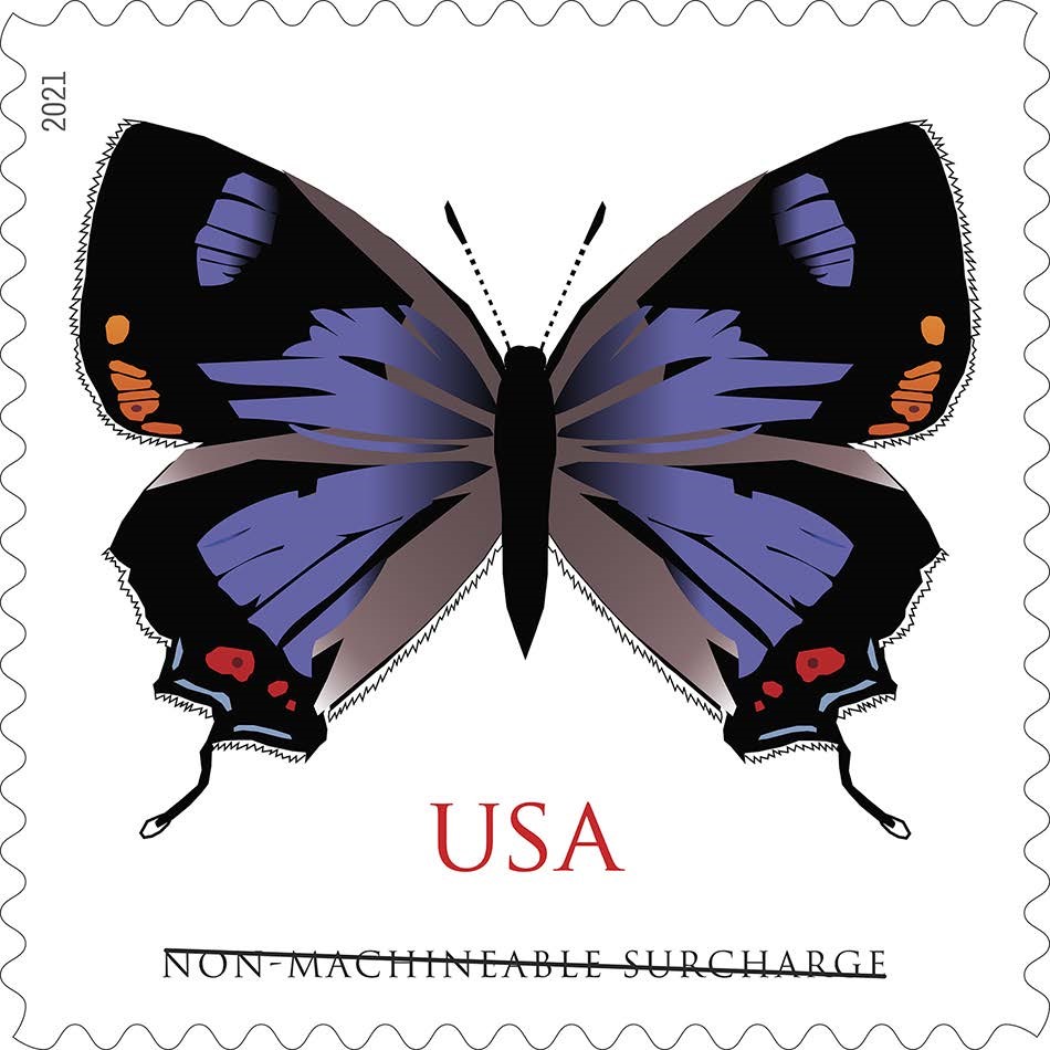 Colorado Hairstreak Butterfly Sheet of Twenty Nonmachinable Rate