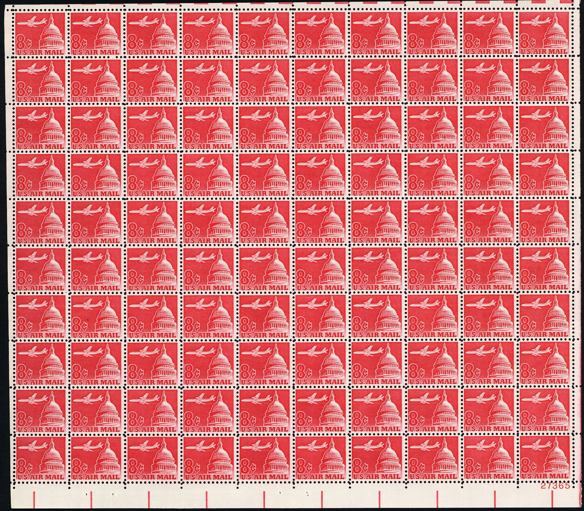 8 cent airmail stamp