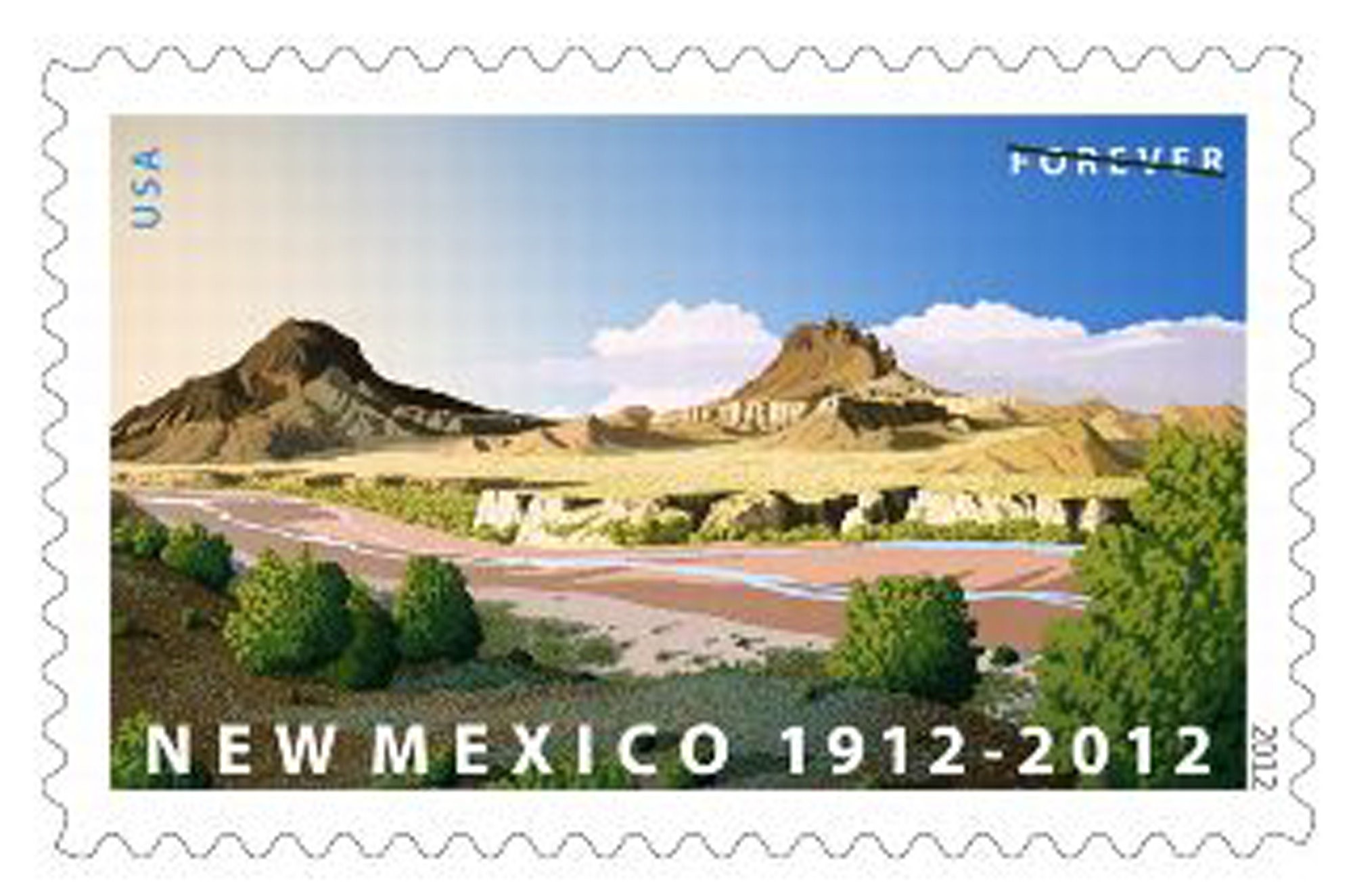 2012 New Mexico Statehood Pane of 20 Forever Stamps Scott 4591 eBay